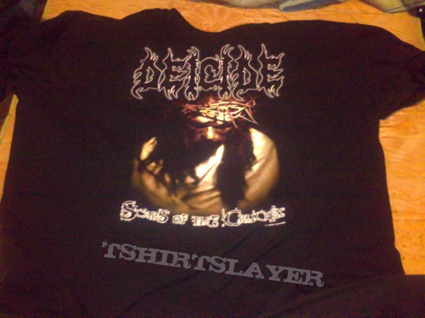 shirt deicide scars of the crusifix and 2 deicide albums