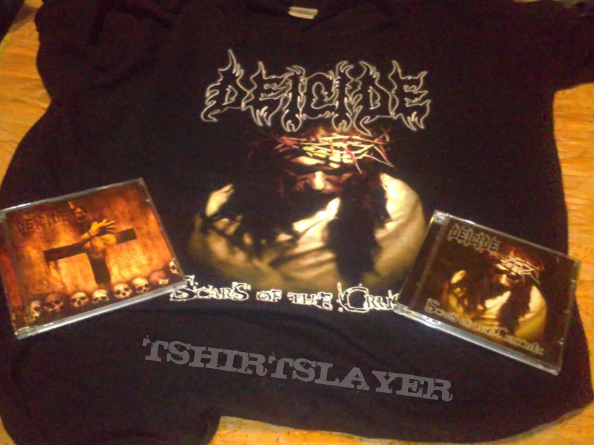 shirt deicide scars of the crusifix and 2 deicide albums