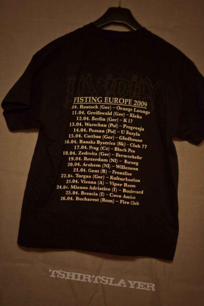  lividity  Europe Tour 2009 t-shirt