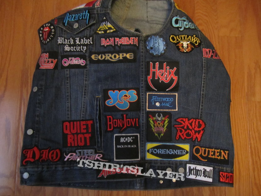 AC/DC Classic Rock and Heavy Metal Patch Vest