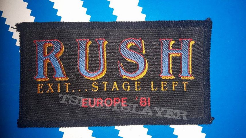 Rush- Exit Stage Left 81&#039; Tour Patch
