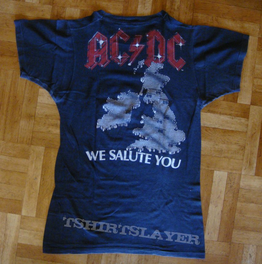 AC/DC, &#039;For Those About To Rock&#039; original 1982 UK tour shirt