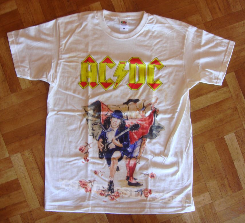 AC/DC, &#039;Rock Or Bust&#039; original 2015 shirt for the 3 Spain&#039; shows