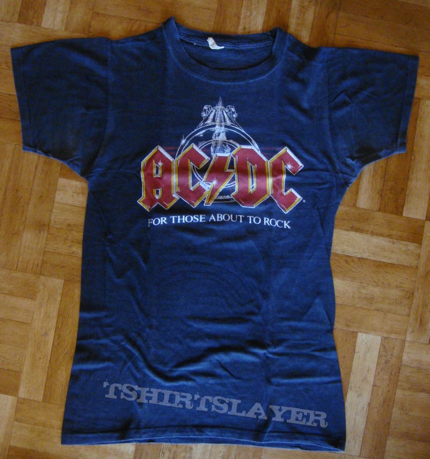 AC/DC, &#039;For Those About To Rock&#039; original 1982 UK tour shirt