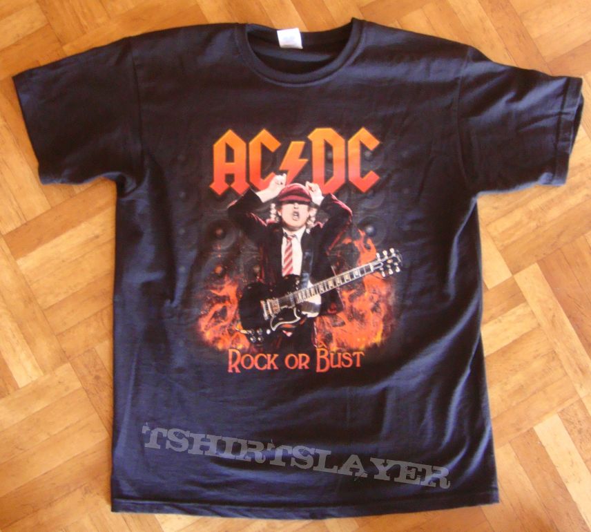 AC/DC, &#039;Rock Or Bust&#039; original 2015 shirt for the Arnhem&#039; show