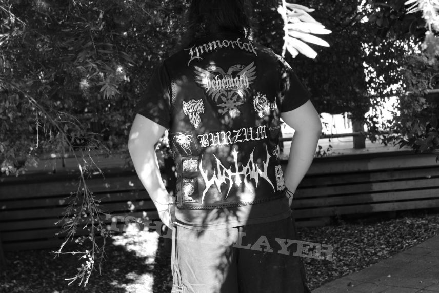 Immortal black / death metal vest