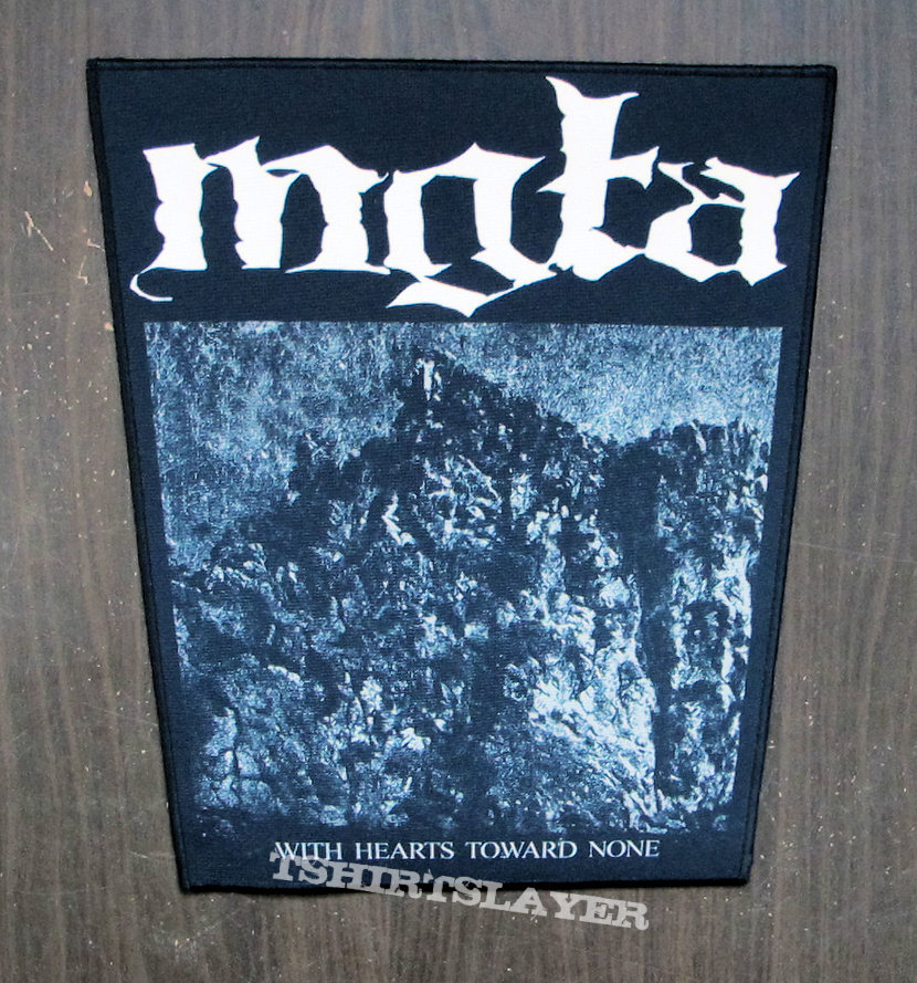 Mgła MGŁA - With Hearts Toward None -- Backpatch