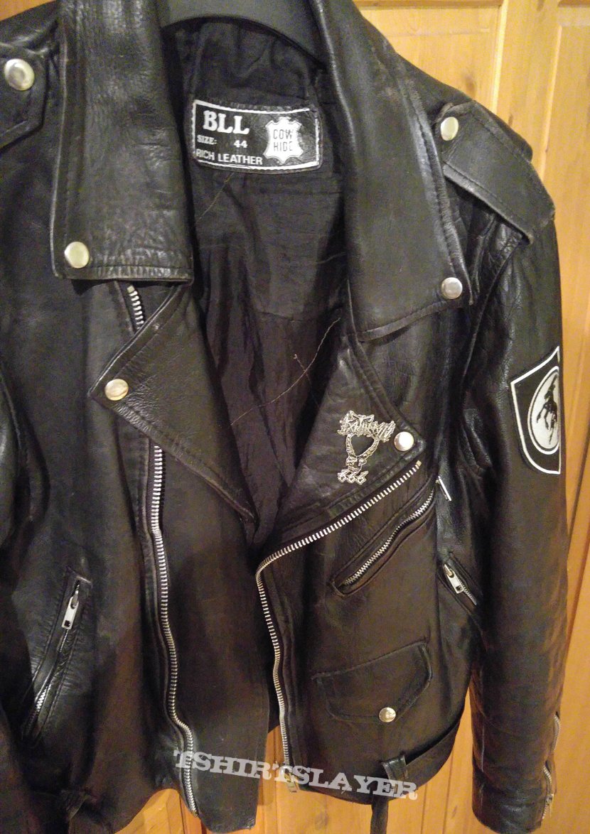 Satanic Warmaster Black Metal Leather Jacket