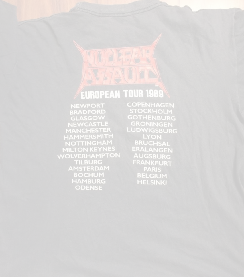 Nuclear Assault - Handle With Care Tourshirt