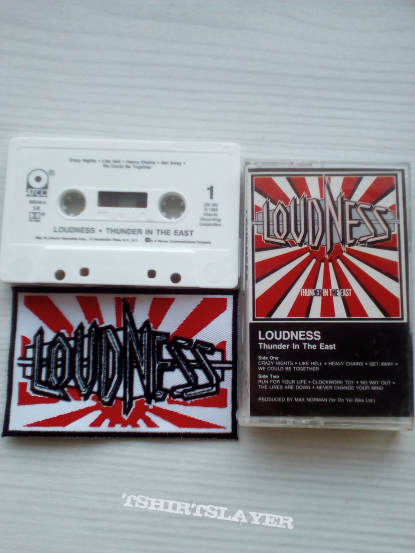 Loudness - Thunder In The East Cassette/Patch