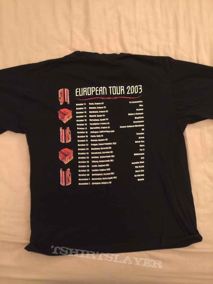 Cephalic Carnage &#039;03 European Tour Shirt