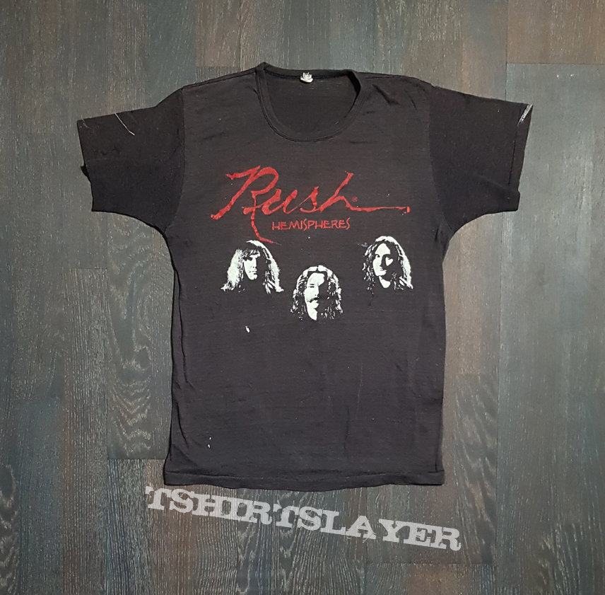 Rush - Hemispheres Summer Tour 79 Original | TShirtSlayer TShirt and ...