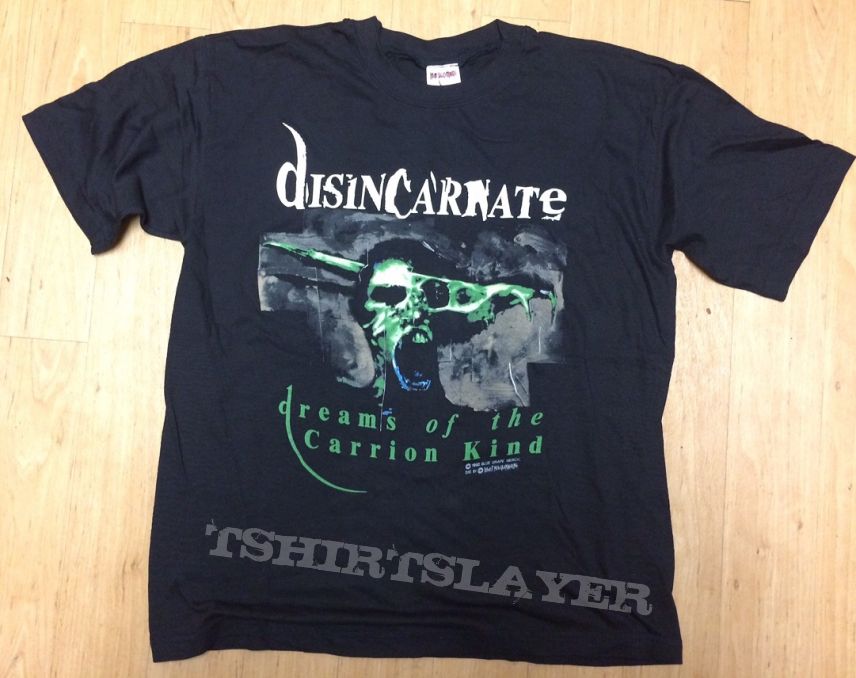 Disincarnate Dreams of The Carrion Kind shirt 1992