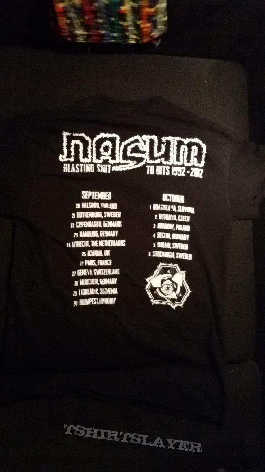 Nasum - Blasting Shits To Bits Tour / Shirt