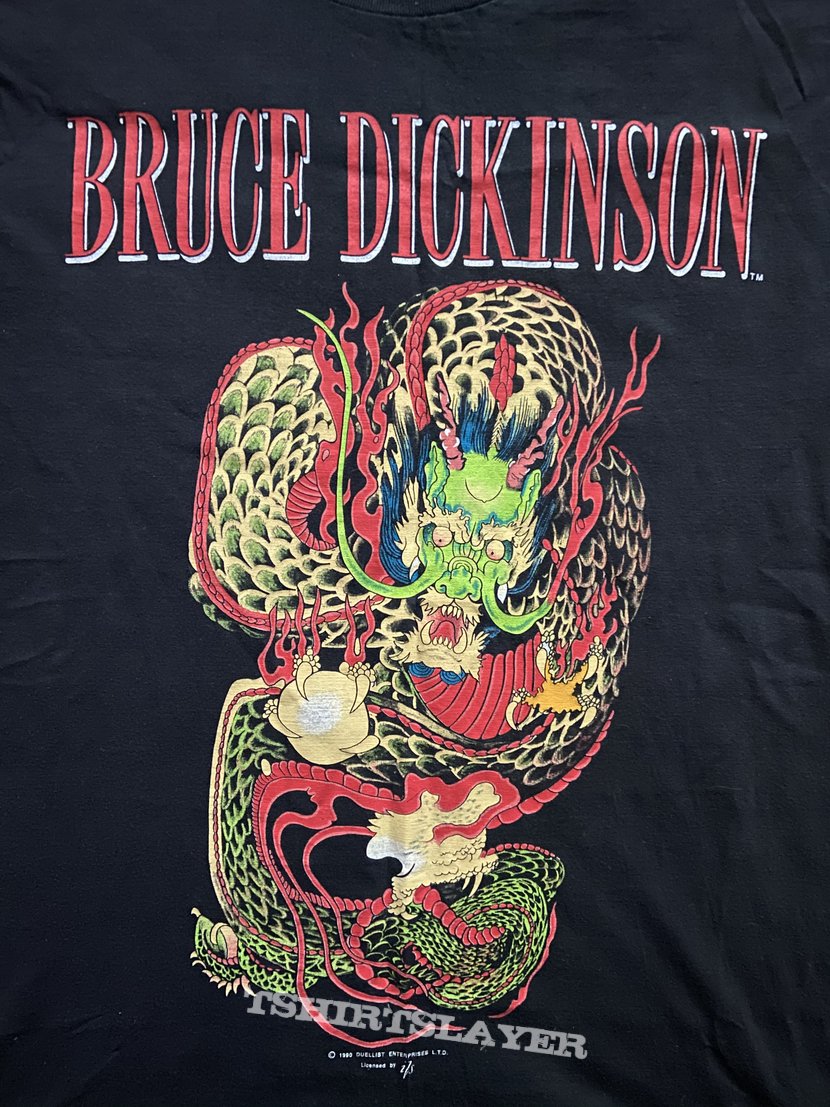 Bruce Dickinson - Tattooed Millionare 1990 Tour Shirt