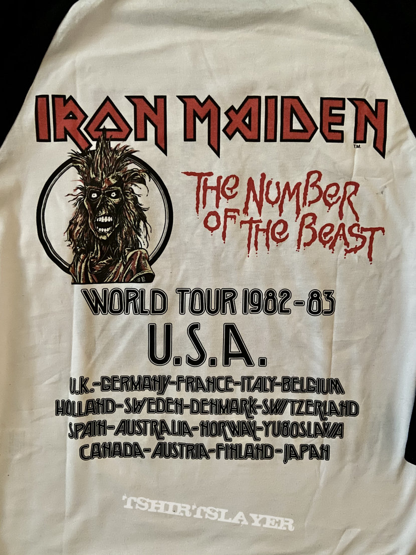 Iron Maiden - The Beast On The Road Bootleg Tourshirt