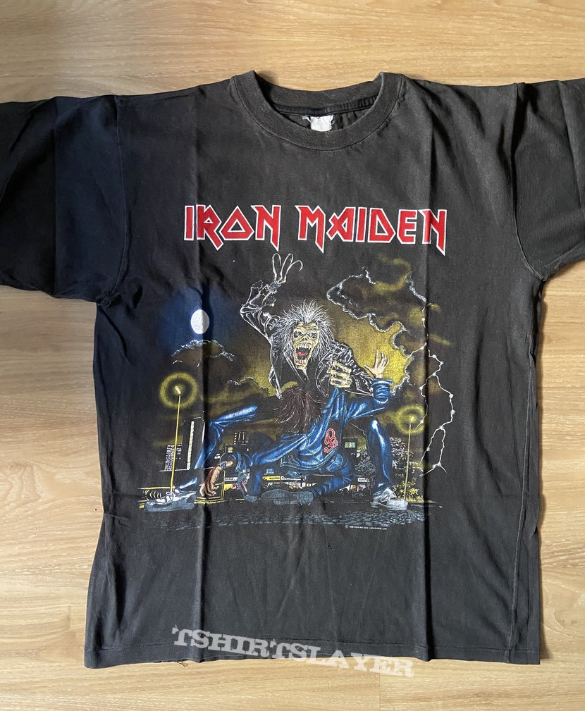 Iron Maiden - No Prayer On The Road UK Tour Shirt 