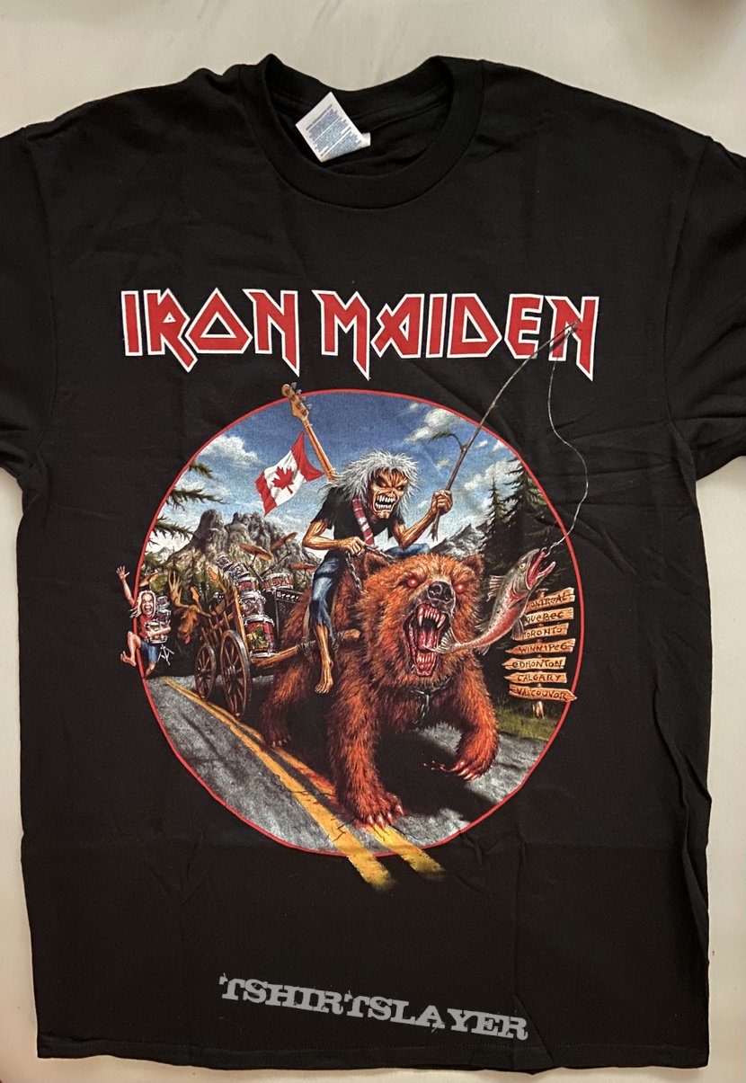 Iron Maiden - Legacy of the Beast Canada Event Shirt | TShirtSlayer TShirt  and BattleJacket Gallery