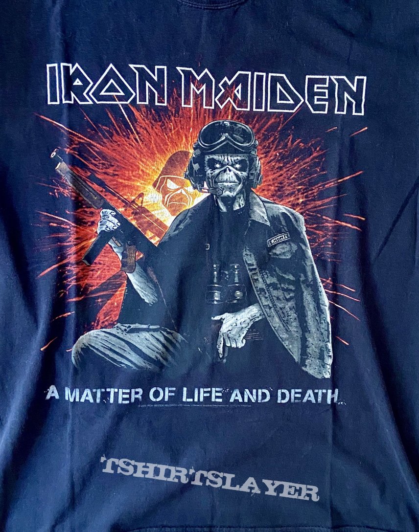 Iron Maiden A Matter of Life and Death Tour Shirt 