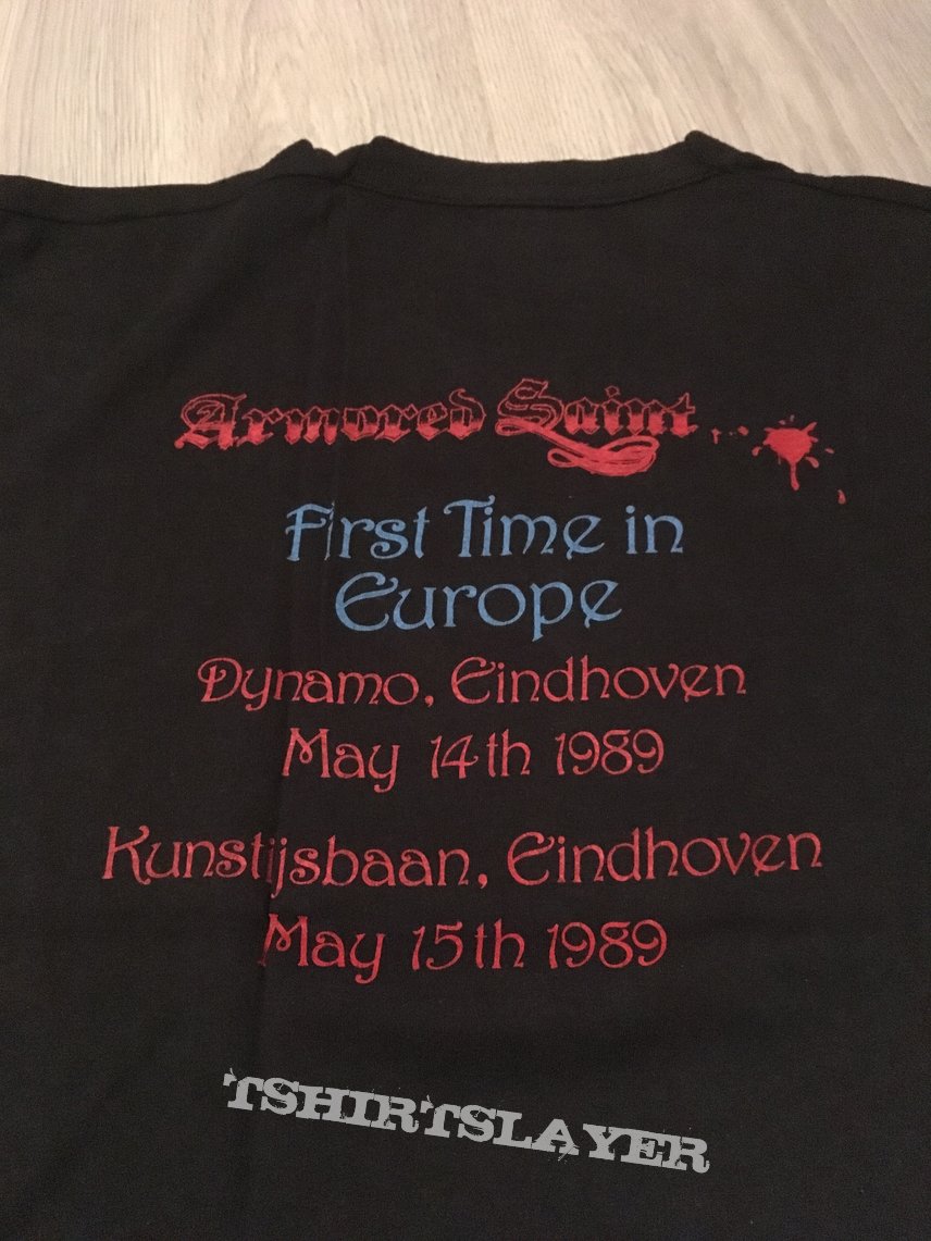 Armored Saint European 1989 Tourshirt