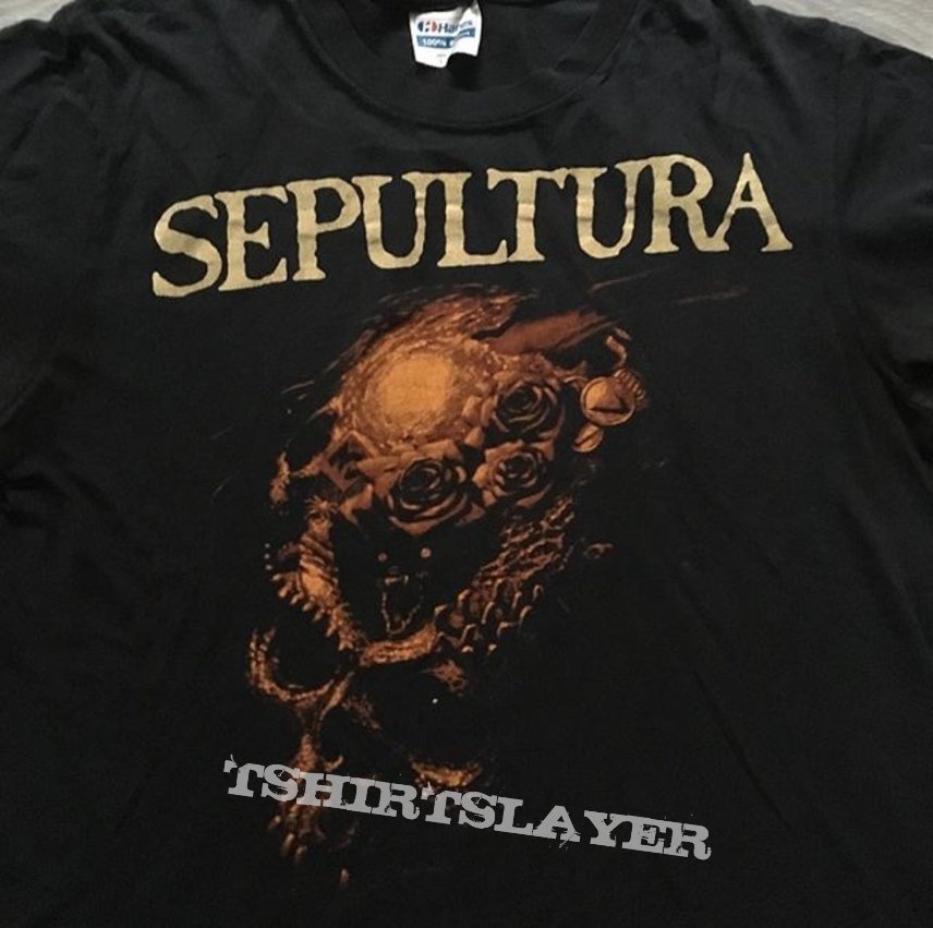 Sepultura Beneath the Remains 1989 Tourshirt