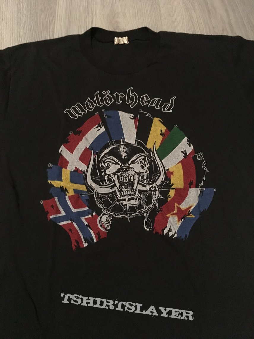 Motörhead Bastards over Europe 1989 Tourshirt