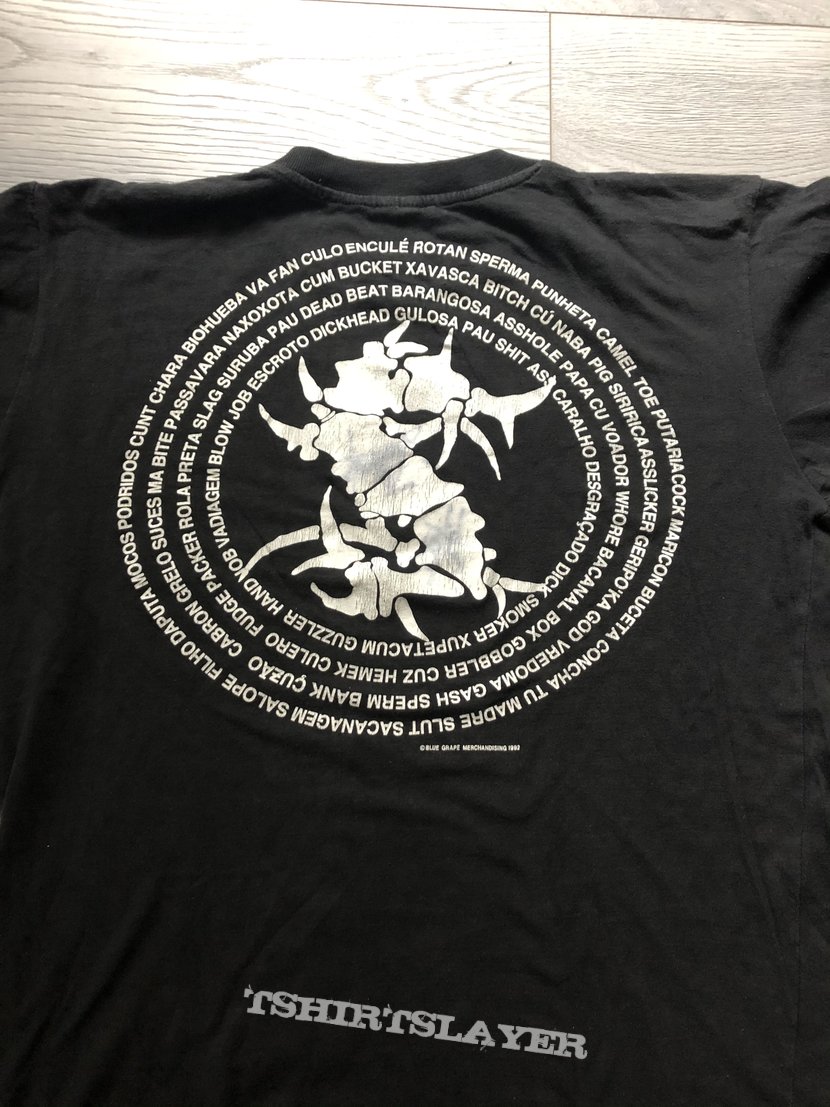Sepultura Third World Posse 1992 Tour Crew shirt