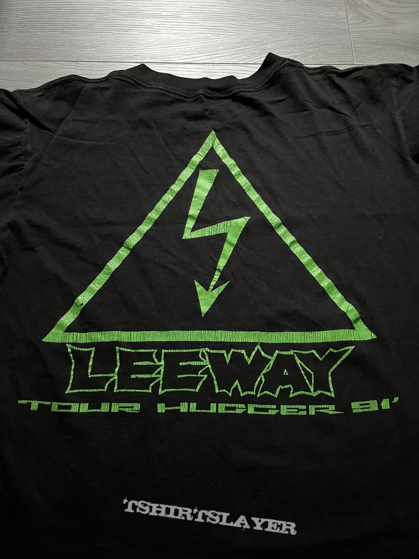 Leeway Tourhugger 1991 Tour shirt
