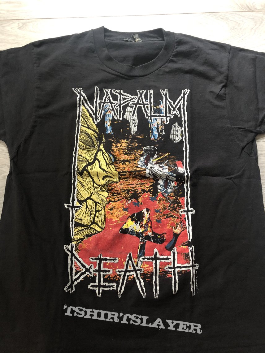 Napalm Death Harmony Corruption 1990 shirt