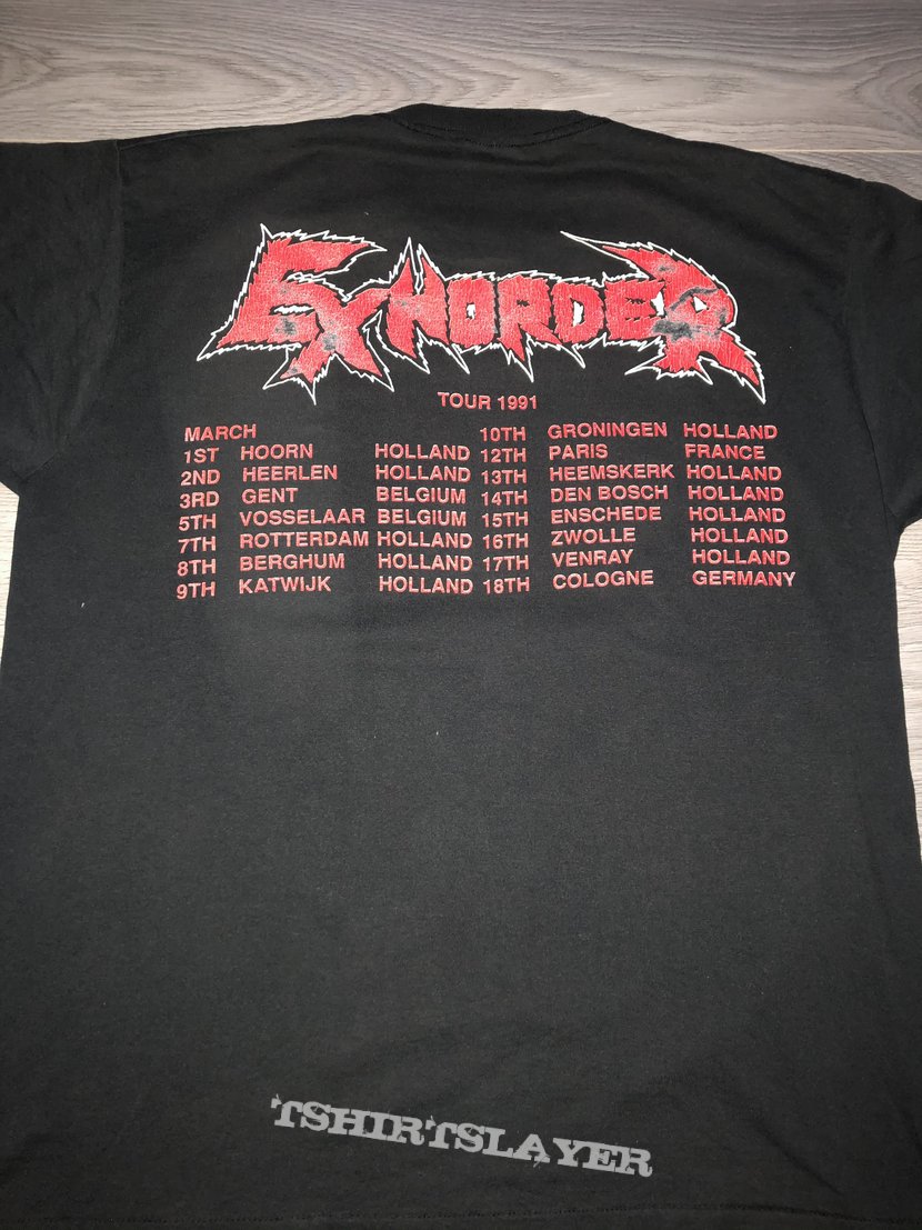 Exhorder Slaughter in the Vatican 1991 European Tourshirt