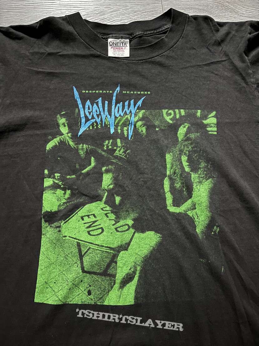 Leeway Tourhugger 1991 Tour shirt | TShirtSlayer TShirt and BattleJacket  Gallery