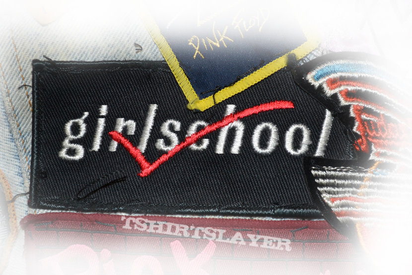 Vintage Girlschool Patch