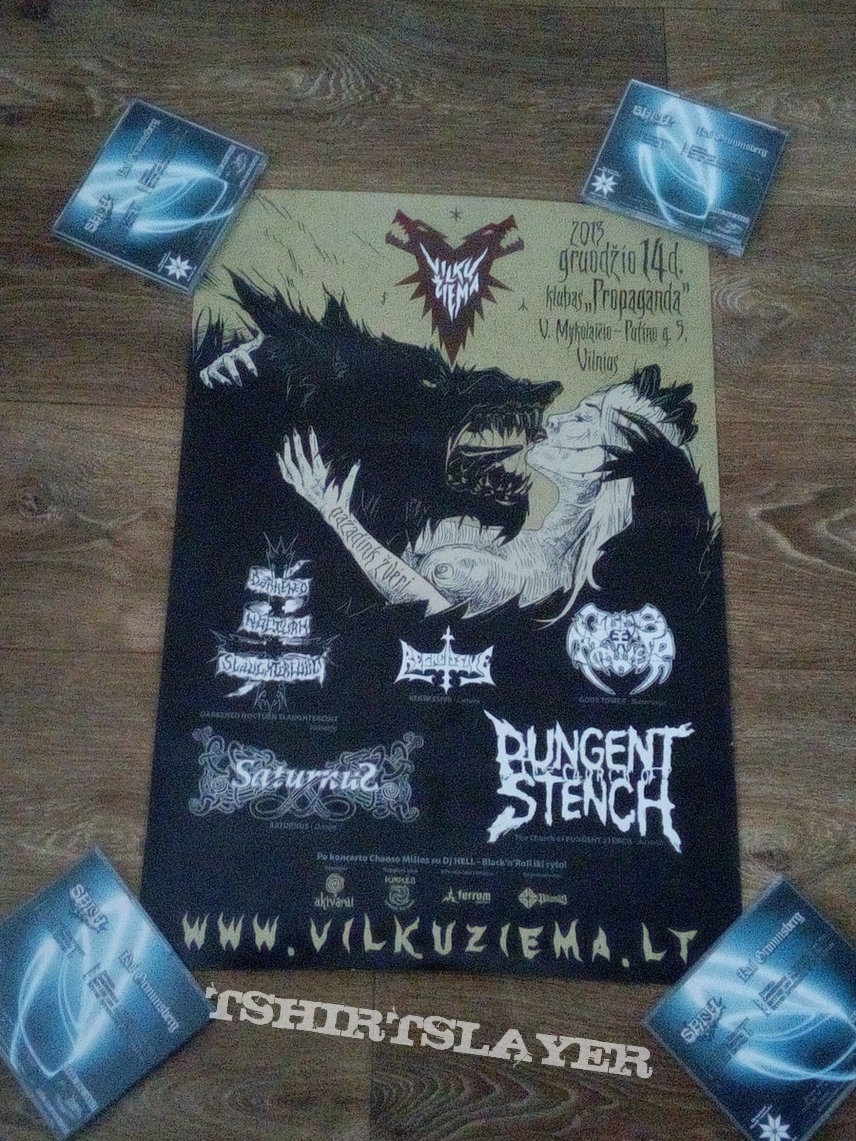 The Church Of Pungent Stench Vilkų Žiema festival poster (2013)