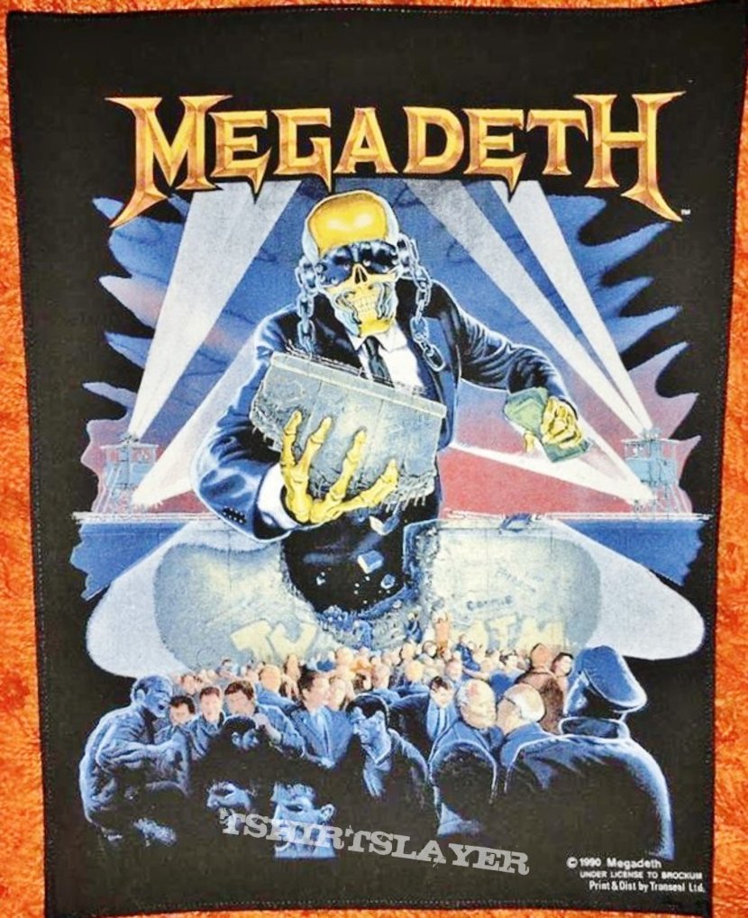 Megadeth Berlin Wall Backpatch