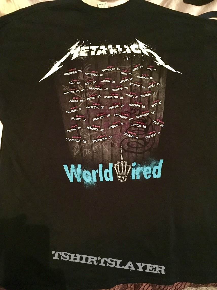 Metallica Tour t shirt