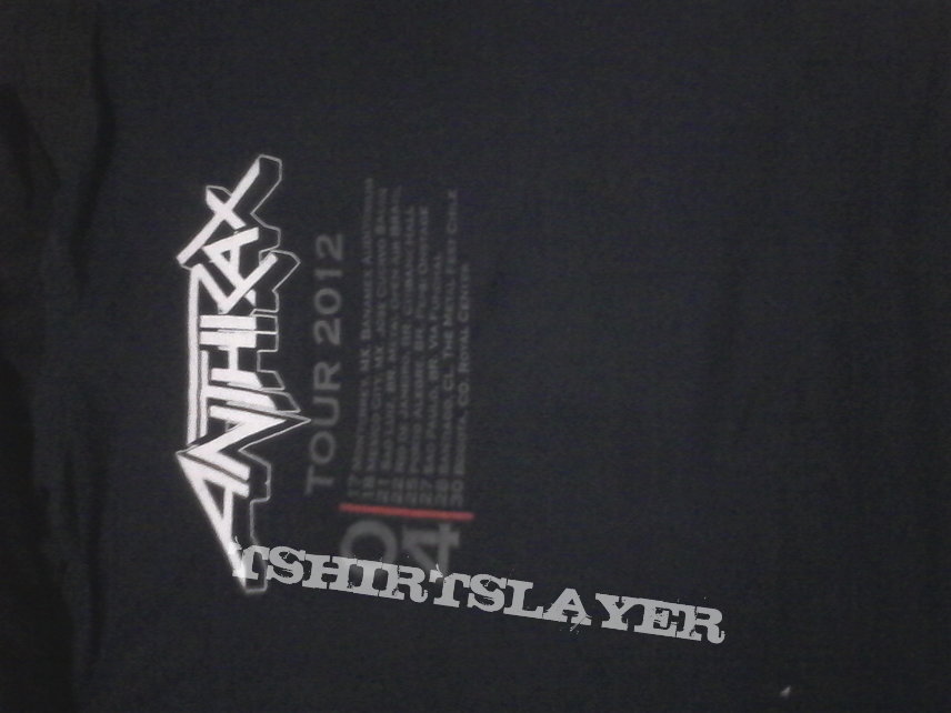 Anthrax Mexico tour shirt