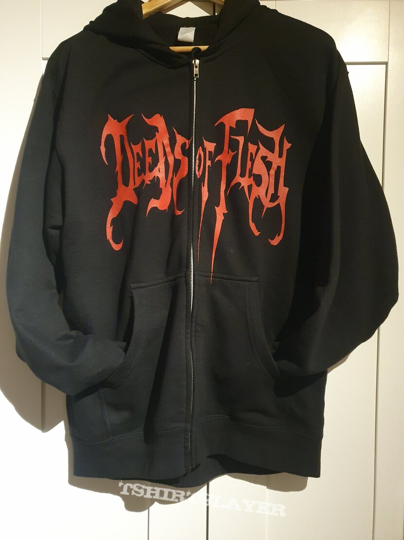 Deeds of Flesh zip hoodie
