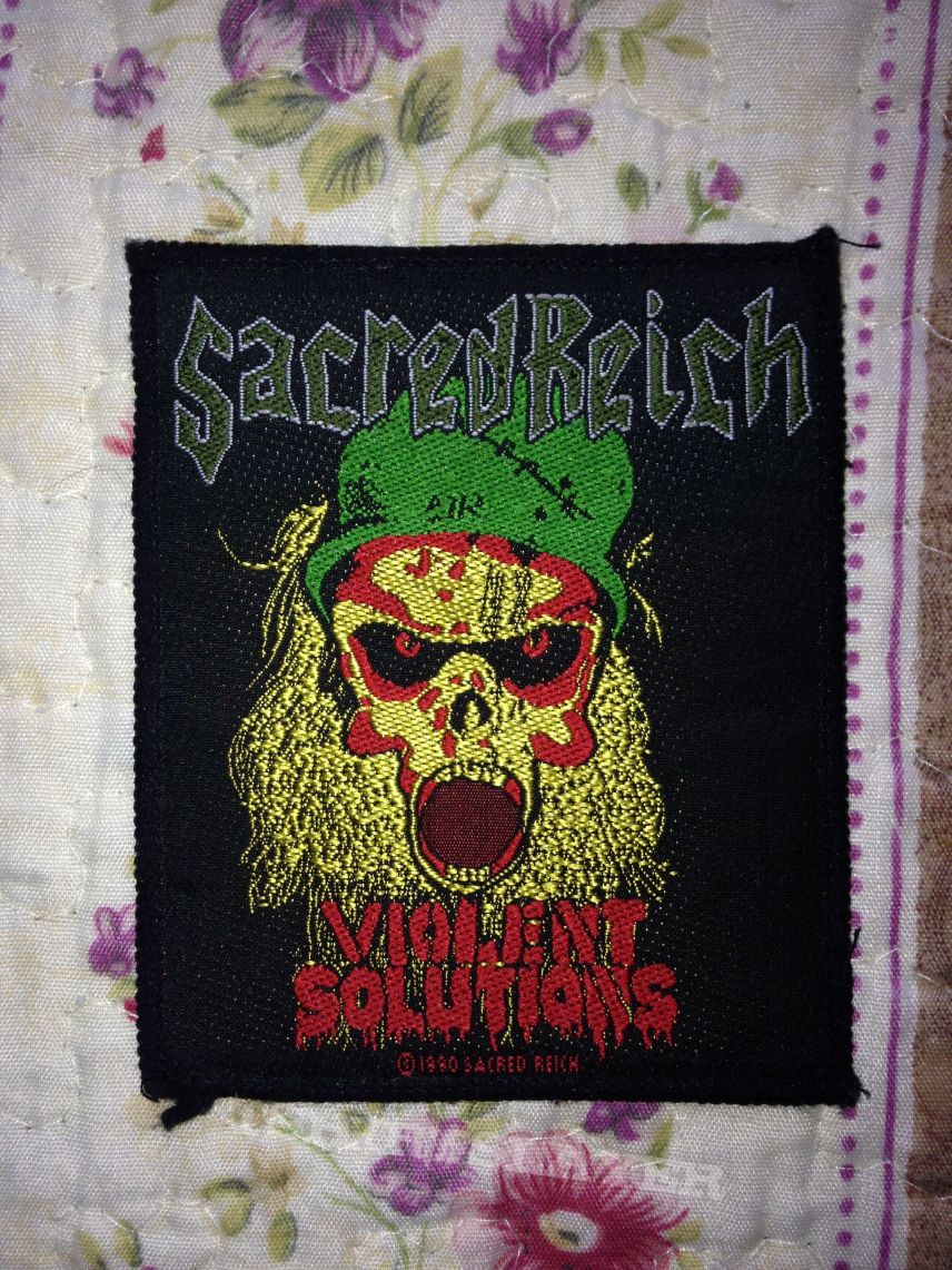 Sacred Reich - Violent Solutions vintage patch