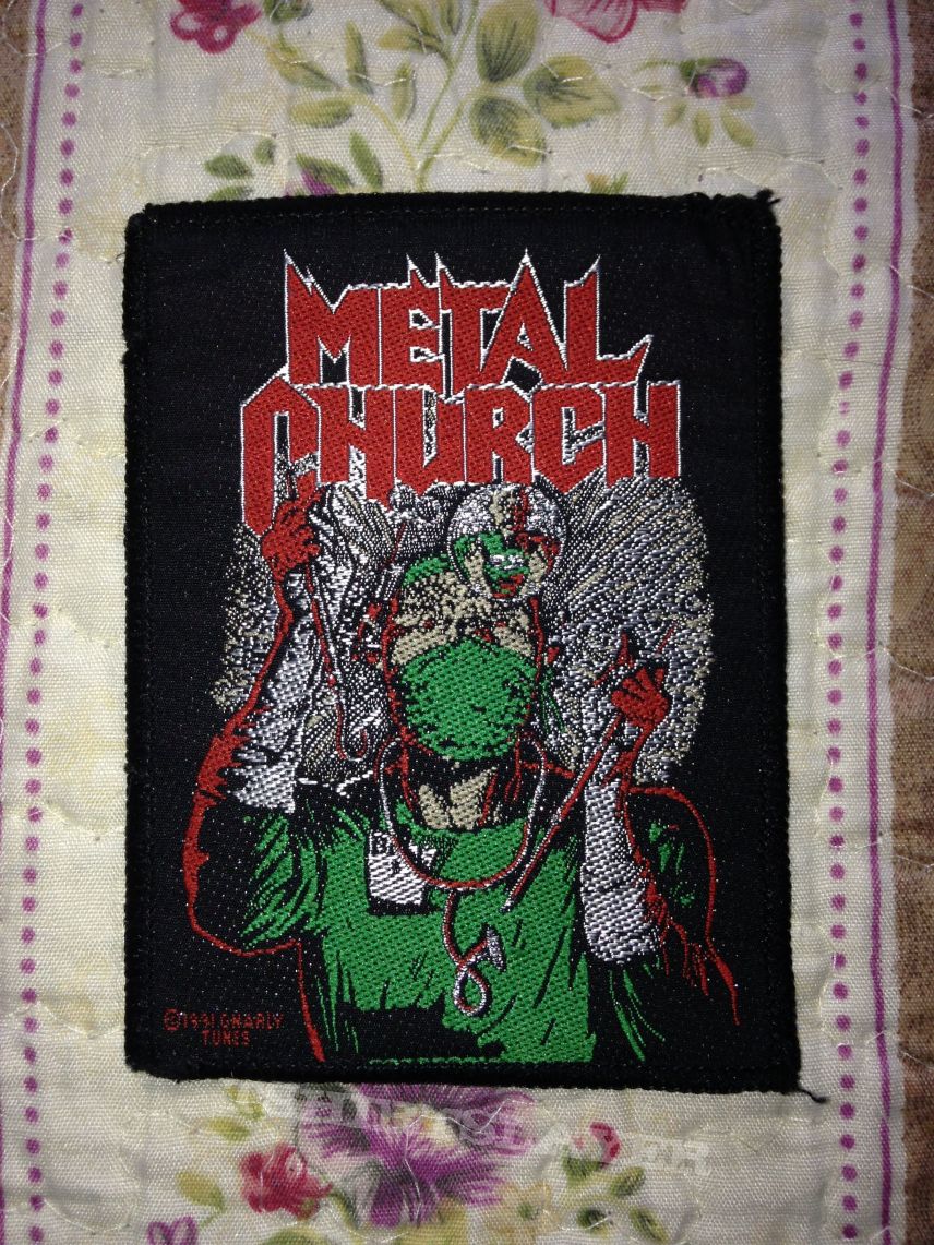 Metal church - Fake healer vintage patch 