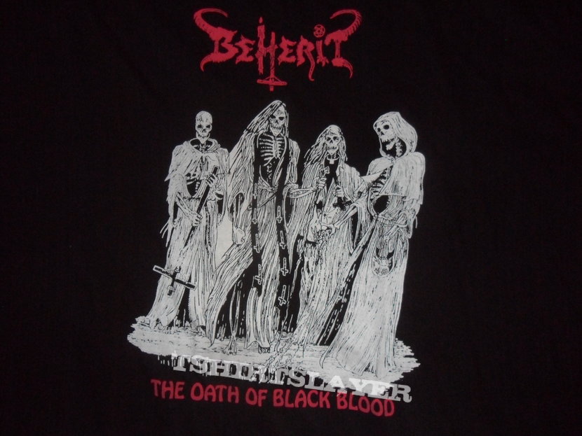Beherit shirt, longsleeve, sweatshirt from the Oath of Black Blood
