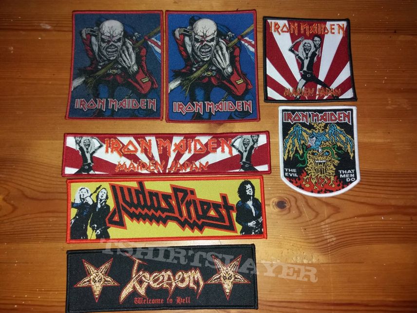 Iron Maiden Woven patches...