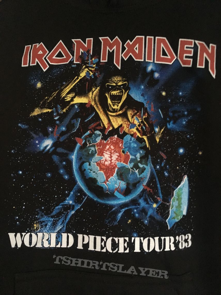 Iron maiden - world piece tour 1983 hoodie 