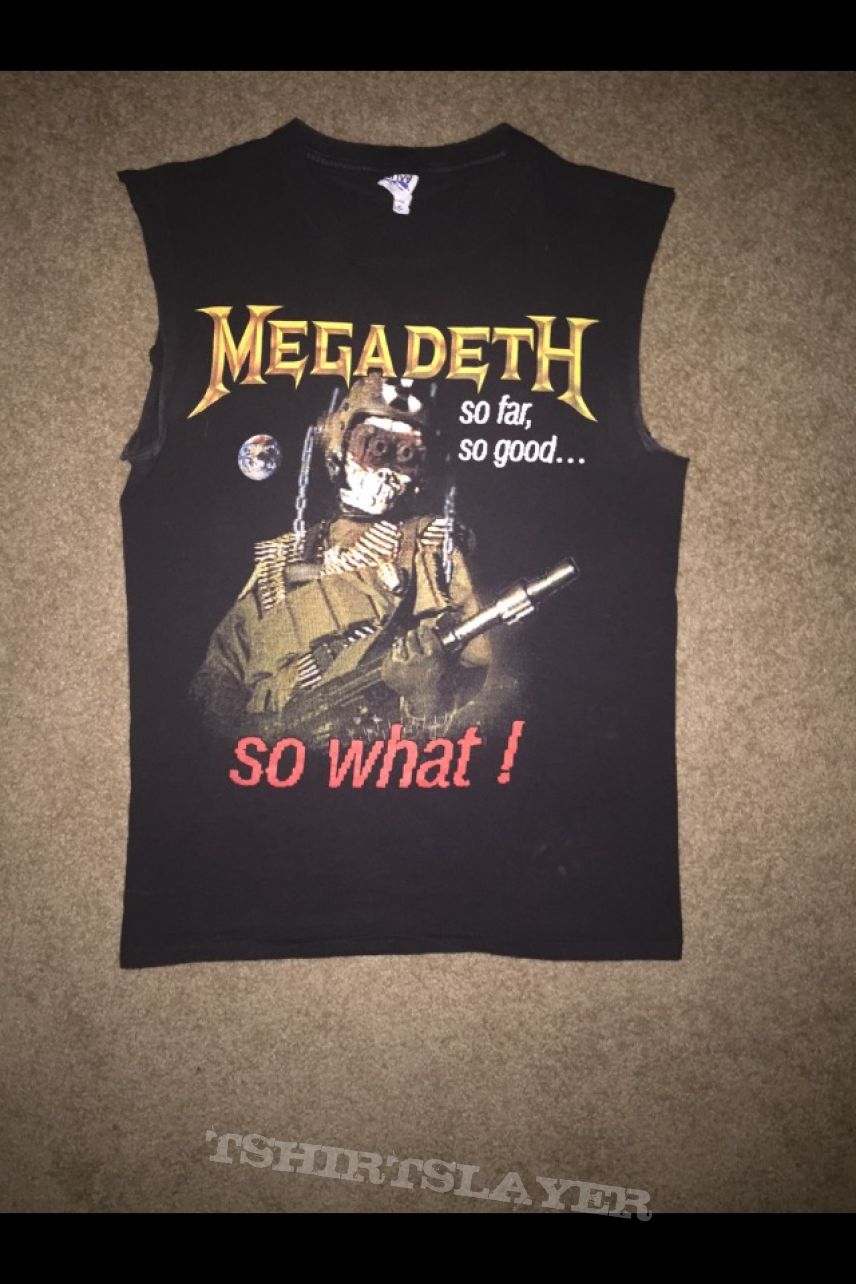 Sleeveless Megadeth - So Far, So Good... So What! T-Shirt