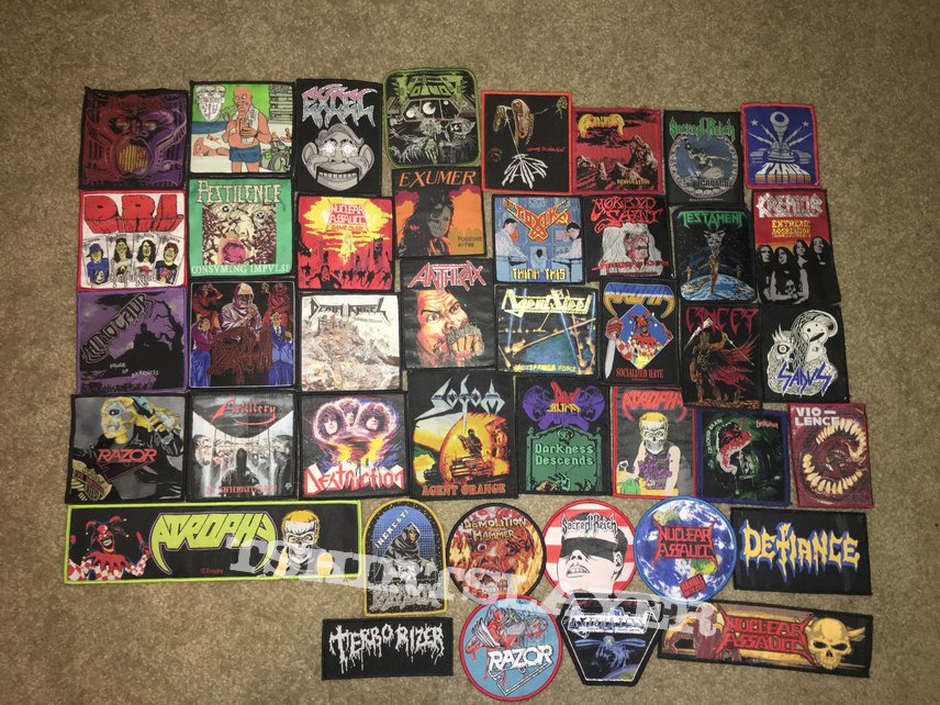 Exumer Selling my entire patch collection. 