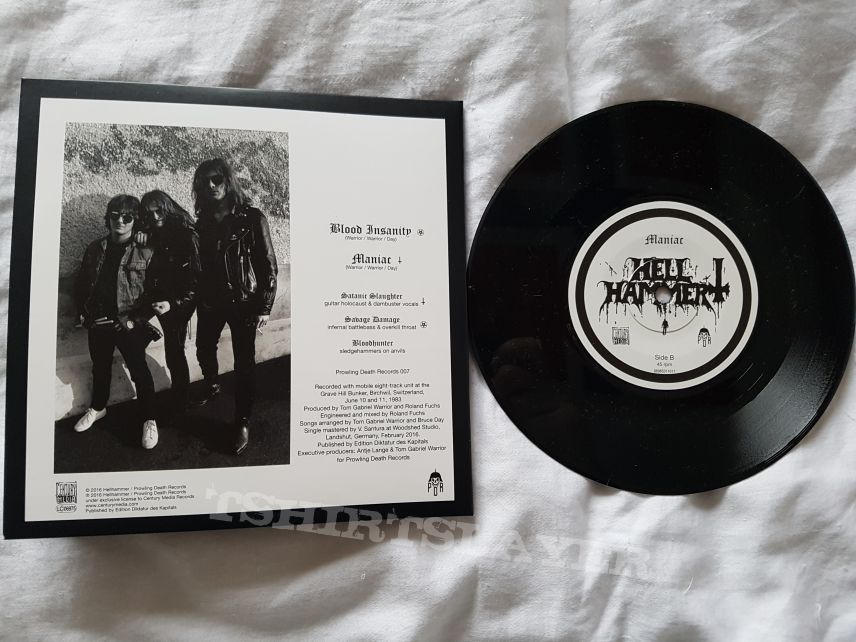 Hellhammer - Blood Insanity 7&quot;