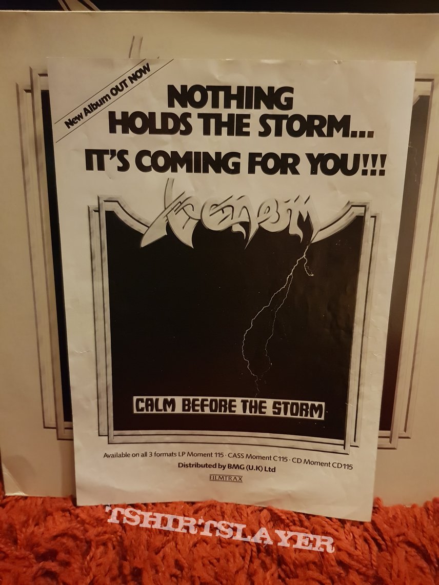 Venom - Calm Before the storm mag ad
