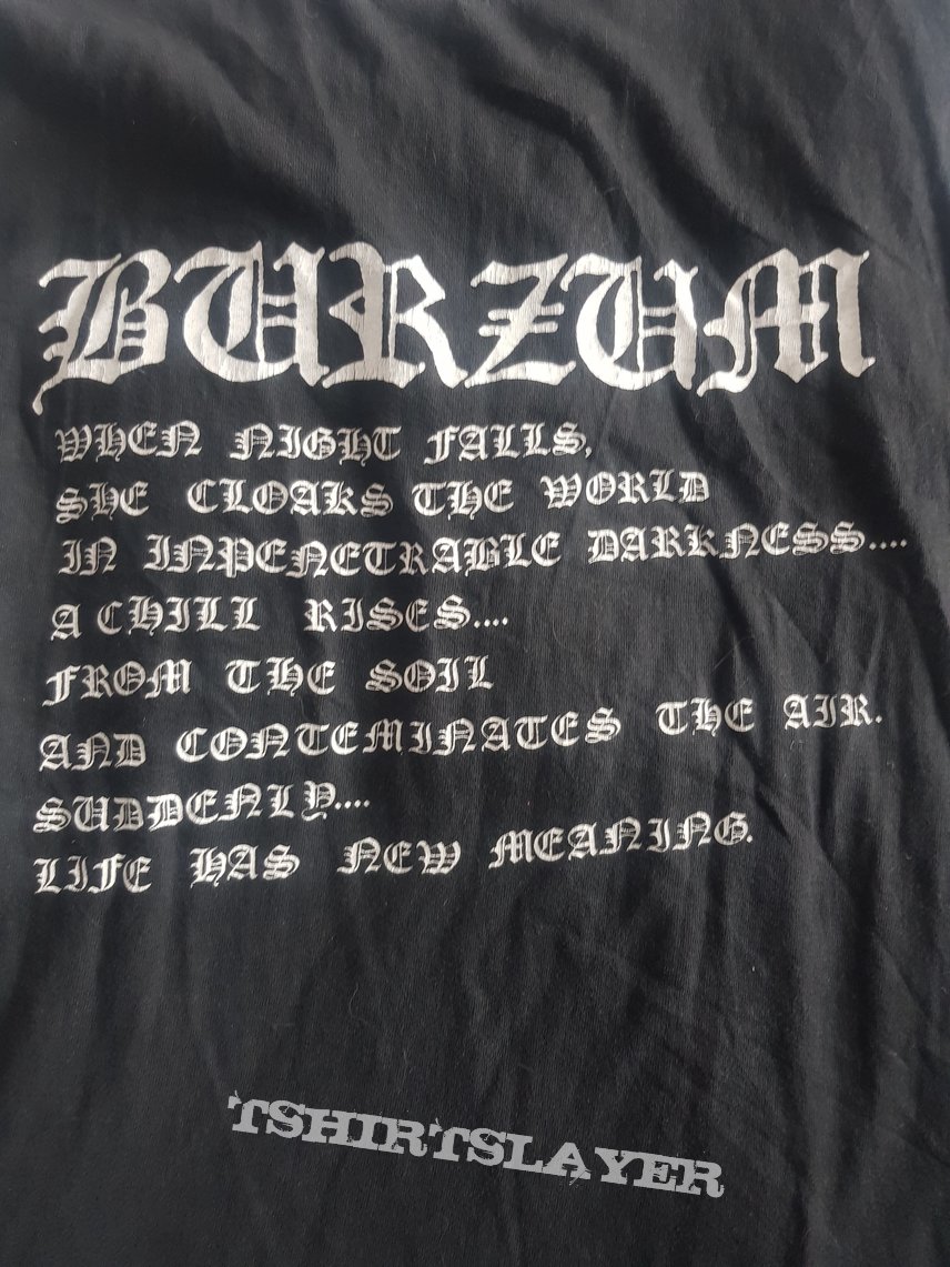 Burzum  original 1992 varg print. 