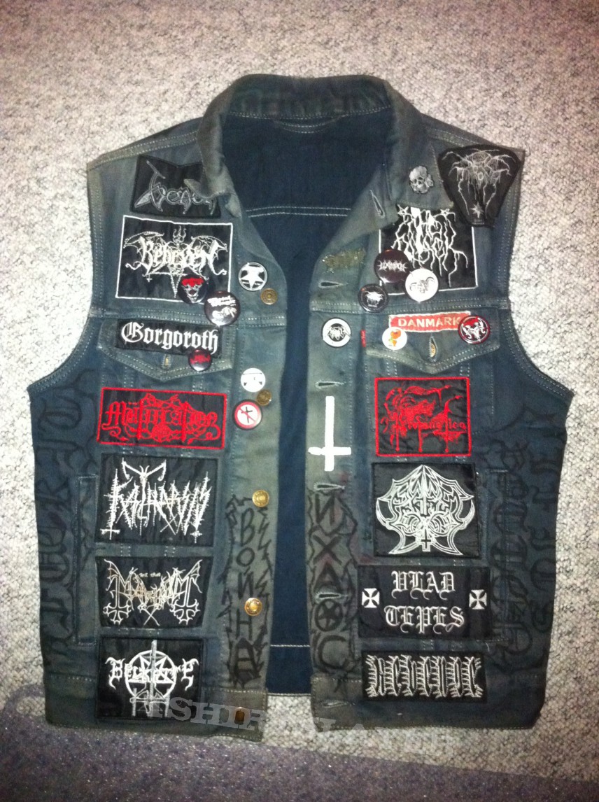 Mayhem Black Metal Vest | TShirtSlayer TShirt and BattleJacket Gallery