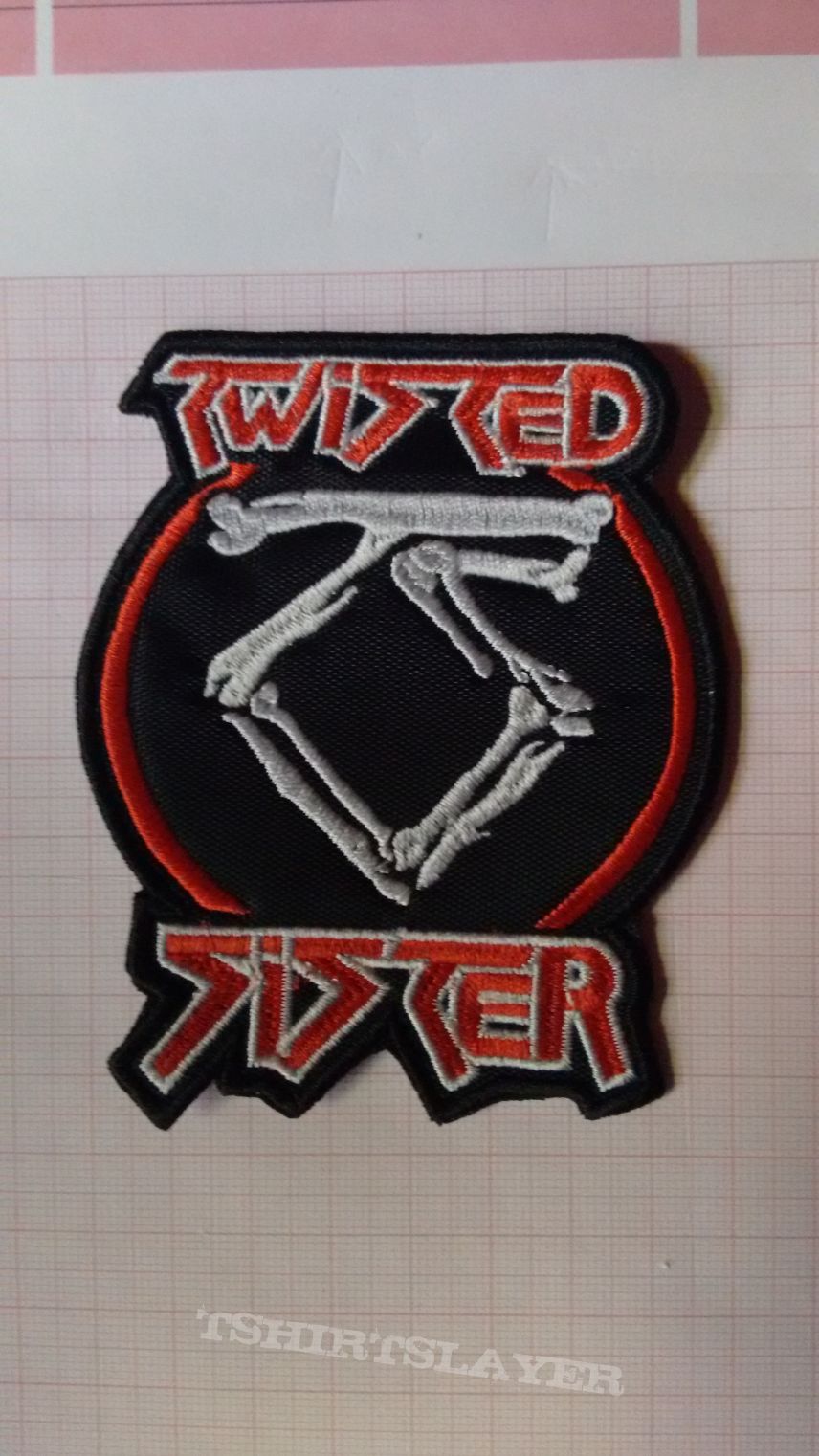 Twisted Sister Embroidered Patch