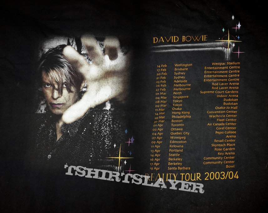 David Bowie - Singapore Indoor Stadium - 04/03/04